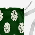 thumbnail image 3 of Simply Daisy Whirl of The Season Geometric 18 x 29 in Green Laundry Bag, 3 of 3
