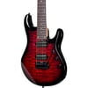 Sterling by Music Man JP170D John Petrucci Signature Deluxe 7-String Electric Guitar Ruby Red Burst