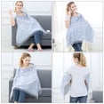 thumbnail image 6 of ETHZZLE Grey Cotton Nursing Cover for Breastfeeding Moms - Multi-Use Chest Cover, Comfortable & Breathable, 1 Set, 6 of 8