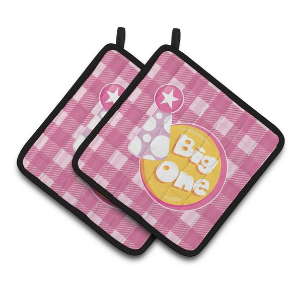 Caroline's Treasures Girl Big One Pair of Pot Holders