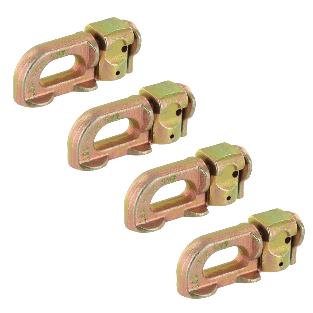 L Track Stud,Double Stud Fitting with Round Ring 10 Packs B/S 5000 lbs 