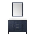 thumbnail image 2 of Ove Decors Tahoe 48 in W x 21 in D Midnight Blue Bathroom Vanity with Engineered Marble Countertop and Framed Wall Mirror, 2 of 21