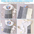 thumbnail image 5 of Manta para bebé, manta cálida de forro polar suave y grueso para recién nacido, saco de dormir para niños de 0 a 12 meses (gris), 5 of 5