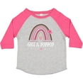 thumbnail image 3 of Inktastic Gigi and Poppop Love Me Rainbow Girls Toddler T-Shirt, 3 of 5