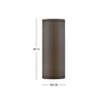 thumbnail image 2 of Hinkley Lighting - Silo - 16W 2 LED Mediuml Outdoor Wall Lantern In Modern, 2 of 11