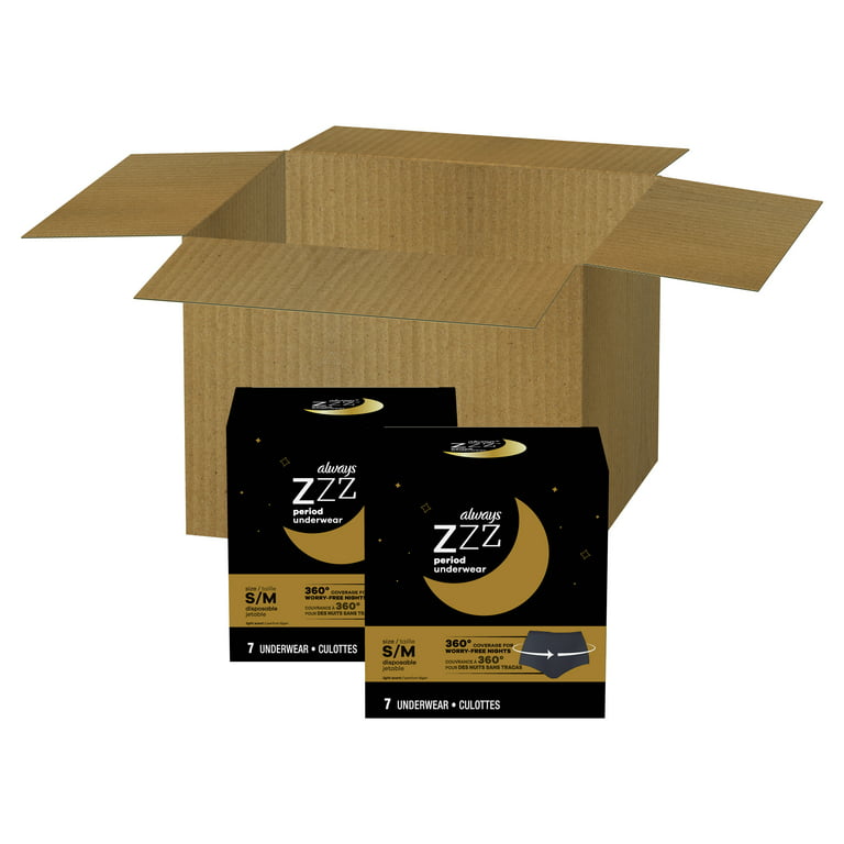 Always ZZZ Overnight Disposable Period Underwear 360° Coverage