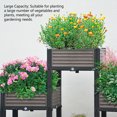 thumbnail image 3 of Planter Box, Large Capacity Garden Planter Minimalist Drainage Holes Durable  for Balcony, 3 of 8