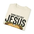 thumbnail image 3 of Humorous Taco Foodie Priesthood Catholic Church Pastor Pun Humorous Christianity Blessing Food Humor Saying Unisex Garment-Dyed T-shirt, 3 of 4
