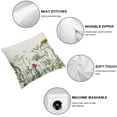 thumbnail image 6 of nygtbtfer Pillow Covers Set of 2, Spring Plant Throw Pillows Case,Seasonal Outdoor Decorative Flowers Farmhouse Decor Cushion Covers for Home Sofa Bed Couch White, 6 of 7