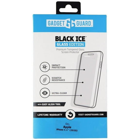 Gadget Guard Black Ice Edition Tempered Glass for  iPhone 12 mini - Clear