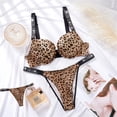 thumbnail image 4 of Sujetador Victoria's rhinestone De Tres Piezas + Bragas + Tanga, 4 of 5