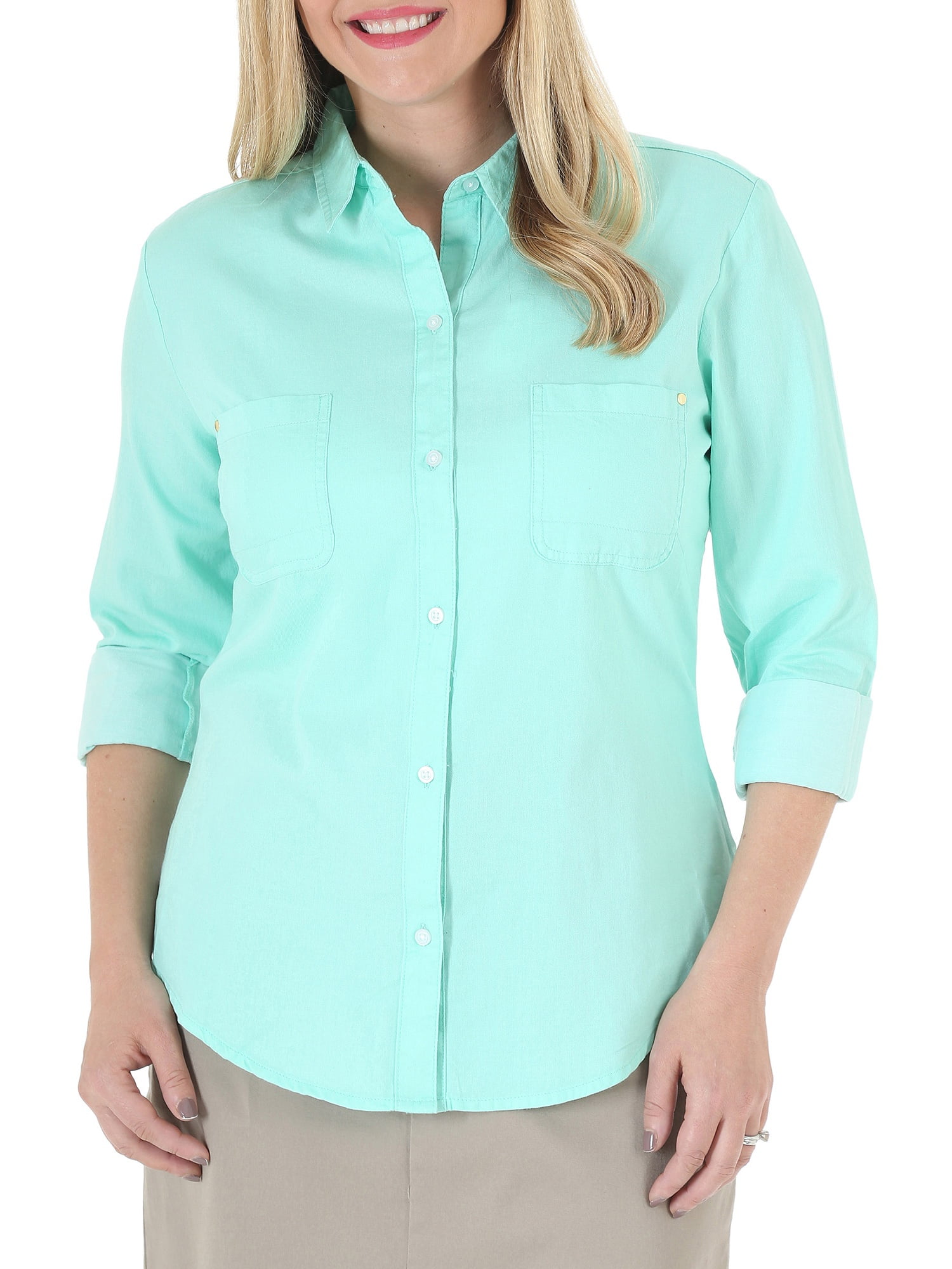 Riders by Lee Women's Woven Shirt - Walmart.com