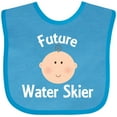 thumbnail image 3 of Inktastic Future Water Skier Boys or Girls Baby Bib, 3 of 4
