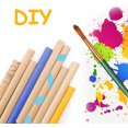 thumbnail image 4 of 50Pcs Wooden Dowel Rods, 0.23 x 12 Inch Wood Sticks, Yayun Precut Wooden Rod Sticks, Natural Wood Dowels for Craft and DIY Projects, Cake Dowels Hardwood Craft Dowel Rods, 4 of 7