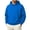 Blue, variant on Big & Tall Men's Pullover Hoodie Casual Long‑Sleeve Hooded Sweatshirt with Kangaroo Pocket S-4XL