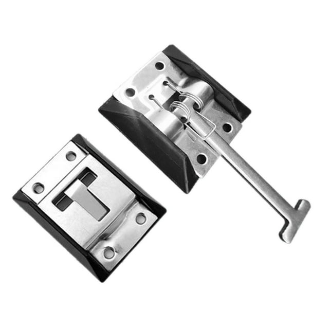 koolsoo T Shape Entry Door Latch Trucks Horse Trailers Entry Door Latch with NO rivets