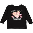 thumbnail image 3 of Inktastic Nana's Little Sweetie with Pink Heart Cookie Boys or Girls Long Sleeve Toddler T-Shirt, 3 of 5