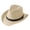 Beige, variant on jiaxiM Panama Hat Men Summer Straw Cowboy Hat Wide Brim Sun Hat for Outdoor Fishing Travel and Gardening