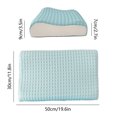 thumbnail image 3 of Length 19.69 Width 18.81 In Cool Down Pillowcase Ice Silk Latexs And Jacquards Polyester Memorys Foam Pillow Cover, 3 of 6