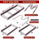 thumbnail image 4 of Soporte para ollas, organizador de cacerolas con 7 compartimentos ajustables compatibles con armarios, soporte para ollas, soporte para sartenes compatible con cocina Afortunado Sencillez, 4 of 5