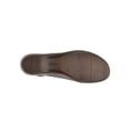 thumbnail image 4 of EASY SPIRIT Womens Gray Perforated Slingback Breathable Arch Support Cushioned Dawn Round Toe Wedge Leather Clogs Shoes 9.5 WW, 4 of 4