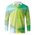 thumbnail image 4 of Vedolay Polo Shirts for Men Knit Polo Shirts Casual Long Sleeve Lightweight Golf Shirts Green,XL, 4 of 5