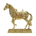 thumbnail image 1 of Figura de caballo para decoración de escritorio, estatua de caballo en miniatura de resina para escritorios de oficina, 1 of 9
