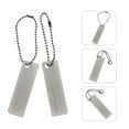 thumbnail image 1 of Fossil Slicer Fish Hook Sharpener with Synthetic Material for Outdoor Use 2pcs Silver Mini Portable, 1 of 9