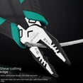 thumbnail image 2 of Wholesale 8-Inch Japanese-Style Eccentric Wire Cutters by Tuosen Tools: Multi-Functional Steel Pliers Set with Ergonomic Grip, Including (Pointed-Mouth),  (Diagonal), and Flat-Mouth Designs – 12, 2 of 5