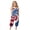 Blue, variant on Toddler Girls Sleeveless Jumpsuit 4th of July Overalls Harem Long Pants Girls Spaghetti Strap Romper Patriotic Outfit(Dark Blue,3-4 Years)