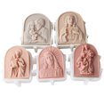 thumbnail image 2 of lanema Flexible Candle Making Mould Easy to Clean Silicone Mold Embossed Candle Mould Practical Jewelry Making Supplies, 2 of 18