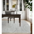thumbnail image 6 of Moynesa 6'x9' Abstract Area Rugs for Living Room, Ultra-Thin Soft Washable Rug Non-Slip Modern Bedroom Rug Indoor Large Throw Carpet for Dining Room Office Dorm Playroom, Gray, 6 of 8
