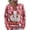 Hot Pink, variant on WTOBBY Women's Christmas Print Knit Cardigan, Long Sleeve Pullover with Festive Designs, Cozy for Holiday Parties and Winter Wear,Dark Green L