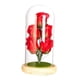 thumbnail image 2 of Regalo de flor de rosa artificial, preservada con luz, regalo del Día de San Valentín para Navidad, Acción de Gracias, 2 of 9