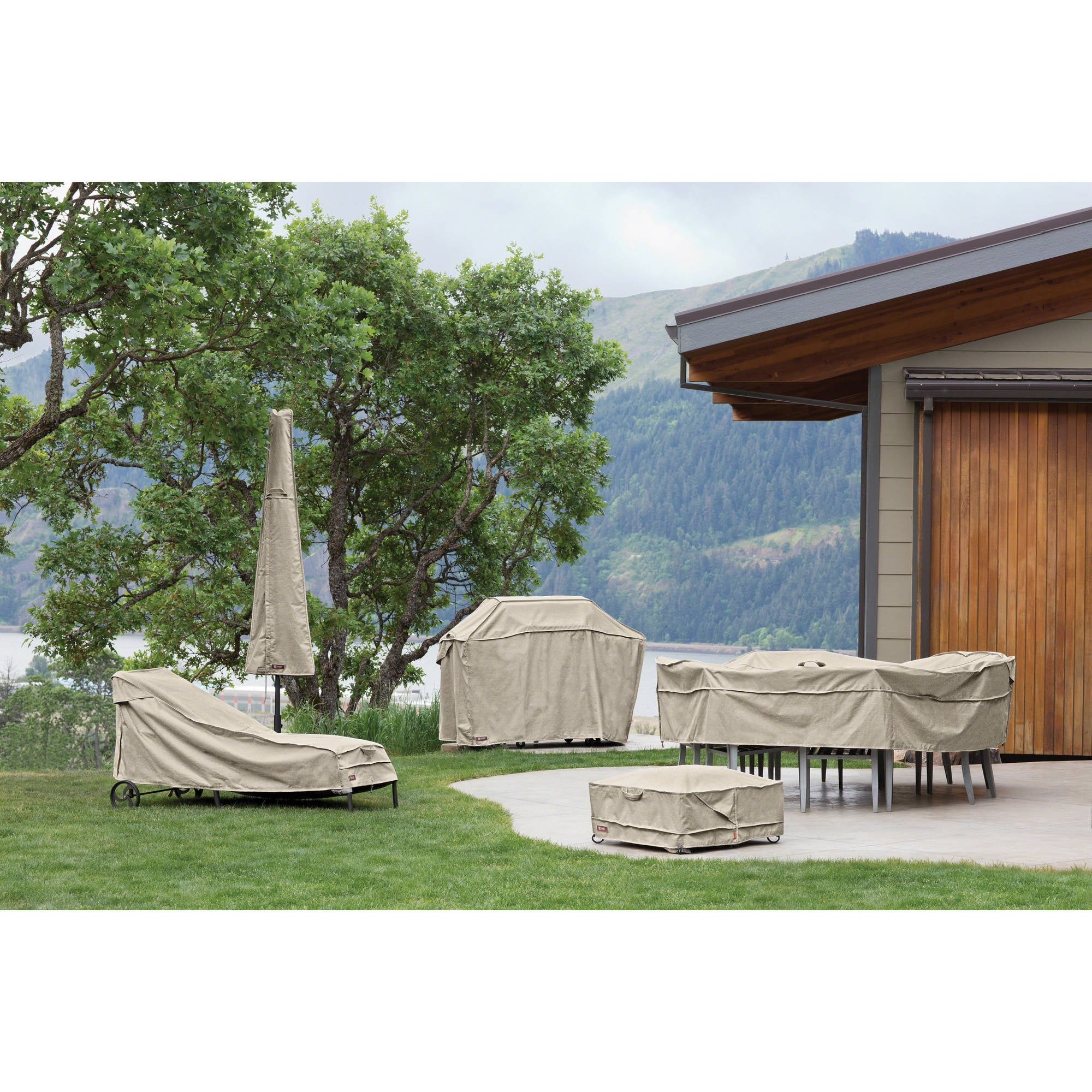 Heavy Duty Oval Patio Set Cover Ideas Cover Heavy Duty Outdoor Furniture With Classic Accessories Montlake Fadesafe Rectangle Oval Patio Table