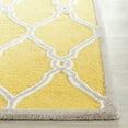 thumbnail image 3 of SAFAVIEH Cambridge Selwyn Geometric Wool Runner Rug, Gold/Ivory, 2'6" x 8', 3 of 11