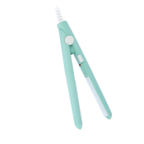 Ejoyous Plancha De Pelo, Mini Plancha De Pelo Portátil 2 En 1, 190 Grados Celsius Temperatura Constante Placa De Cerámica Turmalina Belleza Plancha Rizador De Calefacción
