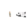 thumbnail image 1 of Escultura De Resina De La Virgen Panda María, Moderna Y Adorable, Figura Decorativa Para La Pared De La Oficina, El Coche O El Salón., 1 of 8