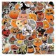 thumbnail image 2 of 50 pegatinas de calabaza de Halloween, pegatinas de vinilo impermeables para portátil, parachoques, patineta, botellas de agua, computadora, teléfono, divertida calabaza de Halloween., 2 of 5