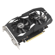 ASUS Dual NVIDIA GeForce RTX 3050 6GB OC Edition Gaming Graphics Card - PCIe 4.0, 6GB GDDR6 Memory, HDMI 2.1, DisplayPort 1.4a, 2-slot Design, Axial-tech Fan Design, 0dB Technology, DUAL-RTX3050-O6G