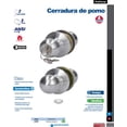 thumbnail image 3 of Pomo Cilíndrico Acero Inoxidable Tipo Bola Entrada Prolok Lock 21POP, 3 of 4