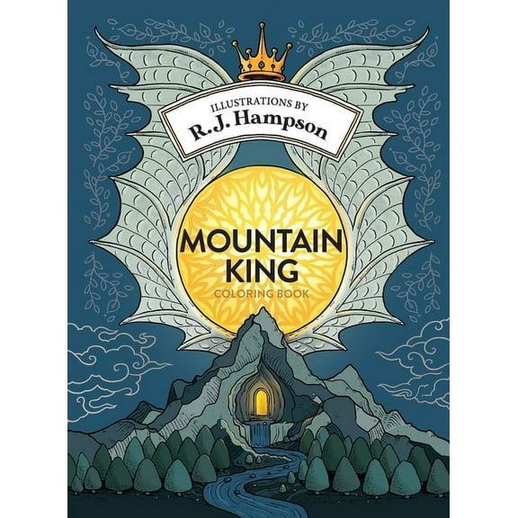 Mountain King Coloring Book, (Hardcover)
