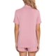 thumbnail image 4 of Conjunto de pijama Anjue Bride para mujer, manga corta, algodón, A-Dusty Rose, 4 of 4