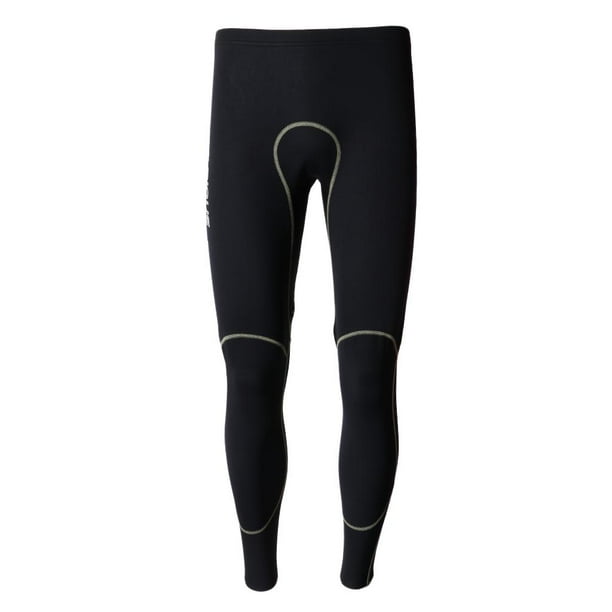 Pantalones de Neopreno para Hombre: Neopreno de 1,5 Mm, Pantalones Súper Elásticos Cálidos para ejercicio Acuáticos, Snorkel, Pesca, Buceo, Surf, Pirag SG DYNWAVEMX Pantalones de neopreno para hombres