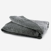 Weighted Blanket Duvet Cover 48x72" by DensityComfort | Grey Diamond | Removable and Machine Washable