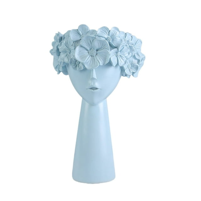 Christmas decorations decorations Flower Wreath Girl Vase Storage Box Doll Head Planter Nursery Decor