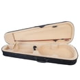 thumbnail image 1 of Vett Violin Case 4/4 Size Professional Triangular Shape Violin Hard Case Yellow Inside Violin Parts, 1 of 5