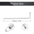 thumbnail image 2 of HUGFEGWE T20 Long Tamper Proof Torx Star Key Bit Wrench L-Shape Nickel Plating 1Pcs CJB91-23217, 2 of 7