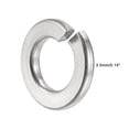 thumbnail image 3 of Parts Washer,Hardware Nuts,Washers,Split Lock Washer, 1/4-Inch 304 Stainless Steel Spring Lock Washer 50pcs, 3 of 5