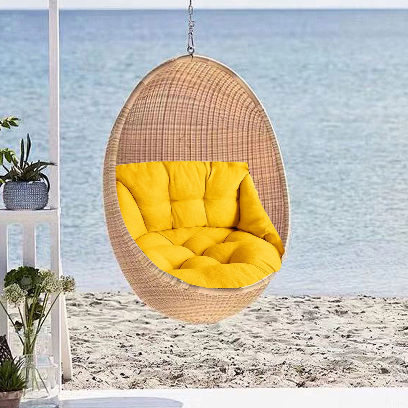 Zenithome Basket Cushion Thickened Swing Sofa Cushion for Indoor Outdoor Use​